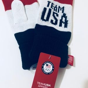 Team USA Official Olympic Knit OS Unisex Mittens